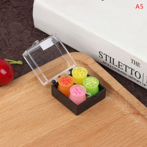 【Clementty】 1:12 Dollhouse Miniature Dessert Cake Model Food Scene Model Decor Accessories