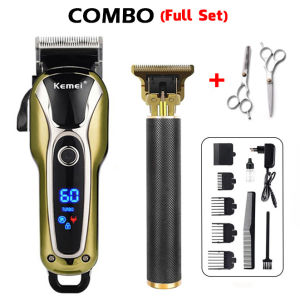 Original Kemei Electric Hair Clipper Rechargeable Hair Trimmer Hair Cutting Shaver Machine KM-1990