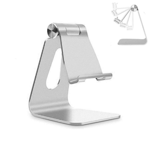 Giá Đỡ Điện Thoại Iphone Máy Tính Bảng Hợp Kim Nhôm Cao Cấp Để Bàn KHÔNG LẬT CHẮC CHẮN - XOAY 270 Độ - Xoay 360 độ - Cố Định