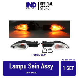 Lampu Sein Assy Baut Clip Model Kuning Vixion New NVA NVL Sen Riting Ritting Reting Retting Sign Samping Depan Belakang Motor Universal