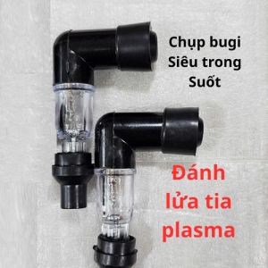 Nắp Bugi Đánh Lửa Xe Máy Trong Suốt Nắp Ap Suất Cao Hình Khuỷu Tay Phụ Tùng Thay Thế Sửa Đổi Xe Máy