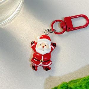YADUN 1Pcs Creative Reindeer Santa Claus Snowman Christmas Tree Backpack Pendant Cute Christmas Keychain Stylish Xmas Gifts For Friends
