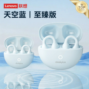 FCLenovo Wireless Bluetooth Ear Hook Open-ear Sports Noise Cancelling Bone Conduction Headphones