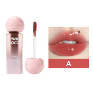 Lip Glaze Water Glossy Mirror Lip Gloss Pemutih Lip Glaze Anti Lengket Tahan Lama-🌹Tamia