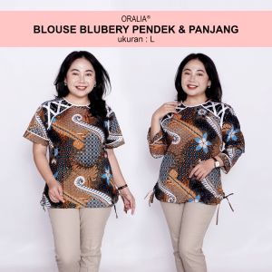 Blouse Big Size Wanita Atasan Batik Jumbo LD 140 Pakaian Atasan Model Blus Jumbo Seragam Kerja Batik / Pakaian Kekinian L-XL-2L-3L-4L-5L-6L-7L / Baju Batik Kerja Kantor Wanita Model Terkini