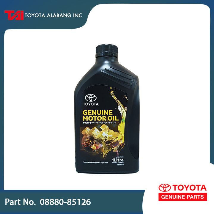 Toyota Genuine Motor Oil Fully Synthetic SN/CF 5W-30 1L (08880-85126)