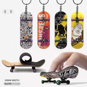 RGFV Maple Wood DIY Wooden Fingerboard Pendant Key Chain 5-layer Finger Skate Board Finger Scooter Finger Skate Wooden Fingerboard Toy Boy