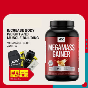 Provus Megamass 3 Lbs Weight Muscle Mass Gainer Mega Mass
