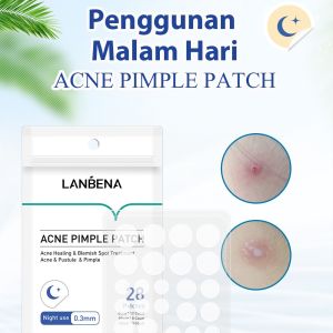 [BPOM] LANBENA Sticker Jerawat Night (28 Sticker)