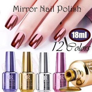 [Hàng Có Sẵn]sơn Móng Tay Tráng Gương Ánh Kim Thời Trang 18Ml Hiệu Ứng Gương Ma Thuật Gel Bền Màu Vô Hại Dụng Cụ Trang Trí Móng Tự Làm