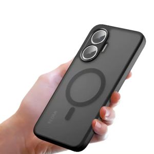 สำหรับ Xiaomi Poco F7 Magsafe กรณีชาร์จไร้สายสำหรับ Xiaomi PocoF7 5G กันกระแทกป้องกันการลื่นซุปเปอร์ป้องกันอ่อนด้านหลัง