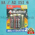 Baterai ABC Alkaline ORIGINAL AA A2 / AAA A3 / Isi 2 / Isi 6 isi 4+2 Pcs. 