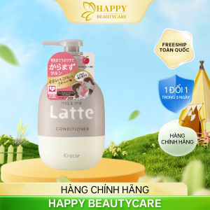Dầu Xả Dưỡng Tóc Chắc Khoẻ Dành Cho Cả Gia Đình Kracie Ma & Me Latte Conditioner 490G