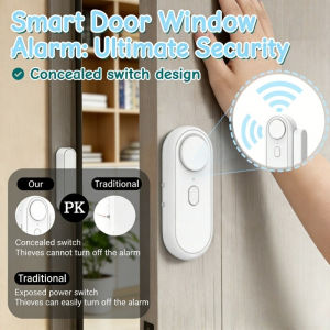 Wireless Security Door Alarm Window Sensor High Decibel Anti-Theft Door Doorbell Magnetic Alarm