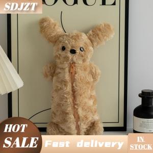 SDJZT Puppy bút chì Pouch dễ thương mềm sang trọng trường văn phòng phẩm công suất lớn bút chì Pouch sinh viên văn phòng phẩm