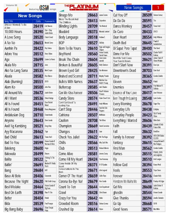 Karaoke Version Tagalog Karaoke Songs List 2019 Tagalog 13 Magic