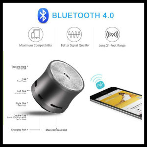 EWA A109Mini Wireless Bluetooth Speaker 5.0 Big Sound & Bass Support MicroSD Card Portable Loud Speakers for Phone/Laptop/Pad