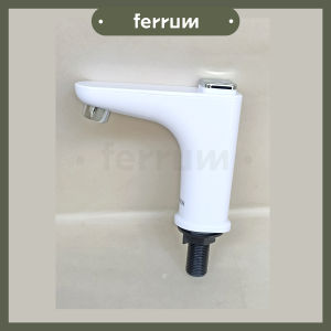 [ FERRUM ] Kran Wastafel Keran Cuci Tangan Kran Air PVC Soligen W-20 Tekan Putih Dan Hitam