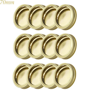 QUA Anti Rust Sealing Leak Proof Regular/Wide Mouth Split-Type Mug Caps Mason Jar Lids And Bands Canning Lids