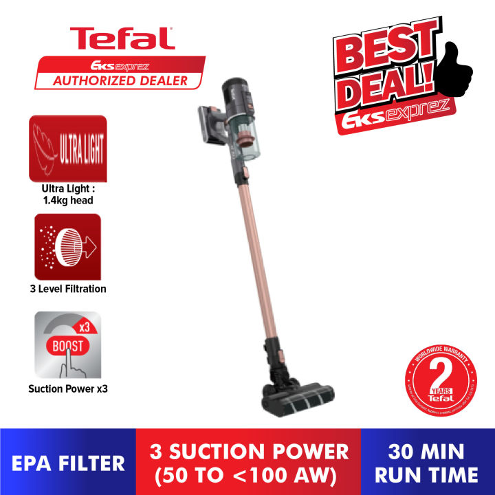 Tefal Air Force 360 Light Cordless Handstick Vacuum Cleaner TY5516 ...