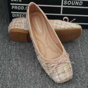 35-41 Large size Women comfort Flat Ballet shoes soft leather Boat shoes