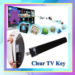 Antena TV Slim Clear TV Key Antena Tv Digital Indoor Antena Dalam Ruangan HDTV Digital - Octopus family