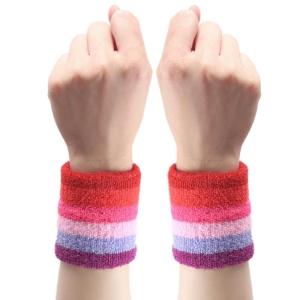 Dây đeo cổ tay thể thao thấm sweatband cổ tay sweatbands cho phụ nữ người đàn ông Kid Tennis Bóng đá bóng rổ chạy phòng tập thể dục tập thể dục