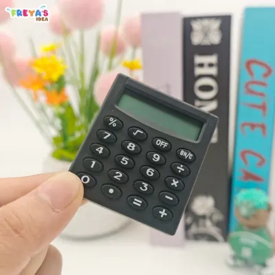 FR-A143 Kalkulator Mini 8 Digit Portable Peralatan Sekolah Kantor / Kalkulator Saku Tombol Bulat