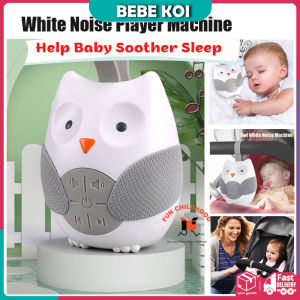 White Noise Player Portable Sleep Soothing Music Player Soother Music Sound Machine for Baby Room Stroller