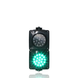 DC12V DC24V AC85-265V New Customized 100mm Cobweb Red GreenParking Lots LED Traffic Signal Light for Promotion for Sale