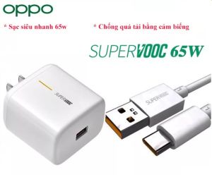 Bộ Sạc Nhanh oppo 65W Công nghệ Super Vooc Dùng cho các dòng điện thoại Oppo/Xiaomi/Realme