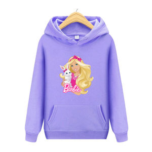 BARBIE Sweater Hoodie Anak-Anak Viral Size M-L-XL Usia 4-13Thn Bisa Bayar Ditempat COD