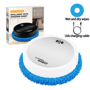 Automatic Sweeping Robot Vacuum Cleaner For Home USB Charging Wet & Dry Sweeper Household Intelligent Ultra-Quiet Dry And Wet Sweeping Cleaner Mopping Robot