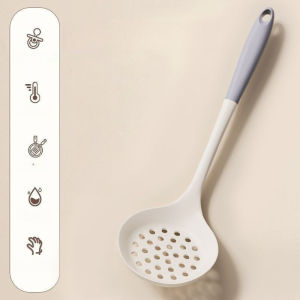 【NANA.1】ซิลิโคนทำอาหาร 3PCS ชุดเซ็ตเครื่องครัว ตะหลิวซิลิโคน ช้อนต้ม ช้อนกรอง ซิลิโคนระดับอาหาร ทนอุณหภูมิสูง