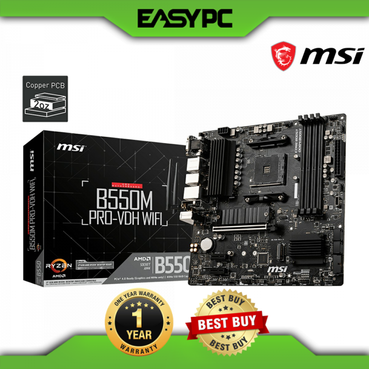 Micro Atx Msi Mag B550 Wifi EasyPC MSI MAG B550M Pro VDH Wifi