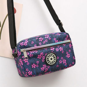 QNQN แฟชั่นน้ำหนักเบากระเป๋า Messenger ง่ายๆ ผู้หญิงใหม่กระเป๋าไหล่สบายๆ เดินทางนักเรียนโทรศัพท์มือถือกระเป๋าสี่เหลี่ยมขนาดเล็ก