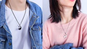 Sinboia Cat Hugging Couple Necklace For Lovers Relationship Promise Fashion Jewelry Gifts