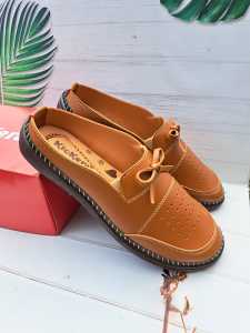 Sandal Selop Wanita Dewasa 2024 - Sepatu Slop Remaja Simpel Elegan Murah - Sandel Promo Kickrezs - Sandl Viral
