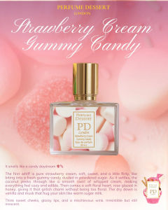 OFFICIAL DISTRIBUTOR Original Perfume Dessert  STRAWBERRY CREAM GUMMY CANDY 30ml EDP