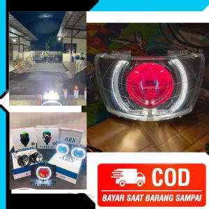 Lampu Depan Biled Supra X 100 Lama Paket Lengkap