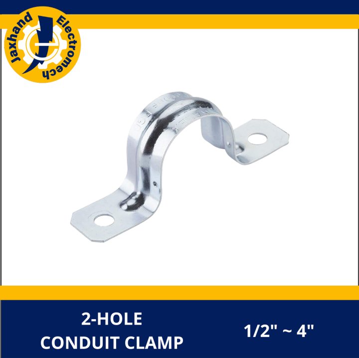 Conduit Clamp 2Holes, 1/2" to 4", Heavy Duty Lazada PH