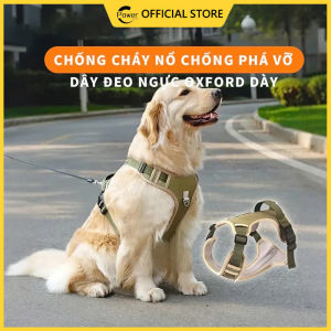 【FREESHIP】 Đai Dắt Chó Phản Quang Không Kèm Dây Dẫn Cún Chất Liệu Bền Bỉ Phù Hợp Nhiều Kích Cỡ Thú Cưng