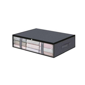 Foldable Storage Bag With Clear Window Waterproof Under Bed Storage Save Space Strengthen