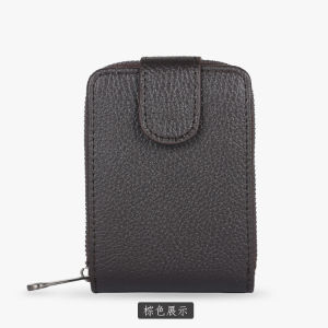 Anti-theft Swipe Wallet Driving License 2-in-1 Card Case Large Capacity slots Cards Wallet Vertical Driving License Leather Case