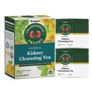 Googeer Natural Ingredients Kidney Cleansing Tea Supports Kidney Function Powerful Kidney Cleanse Body Healthy Care Relieve Discomfort (20 Bags)