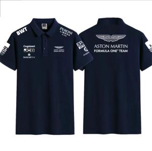 เสื้อโปโลรุ่นใหม่สำหรับแข่ง F1เสื้อโปโลชุดมอเตอร์ไซค์เสื้อเสือภูเขาแบบออฟโรดระบายอากาศแห้งเร็วปกเสื้อแขนสั้นชุดทีม