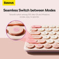 Bàn Phím Không Dây Baseus Thiết Kế Tiện Dụng Với Độ Bền Cao Creator Wireless Keyboard Tri-Mode Multi-Device  Bluetooth Compact Design. 