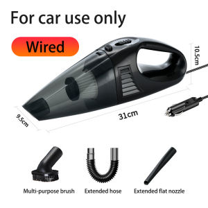 (3-Year Replacement) Portable Car Heavy Duty Vacuum Cleaners For House/Car/Mini/Desktop Vacuum Cleaners Heavy Duty Wired Or Wireless Handheld Vacuum Cleaner For Wet And Dry Use Car Vacuum Rechargeable