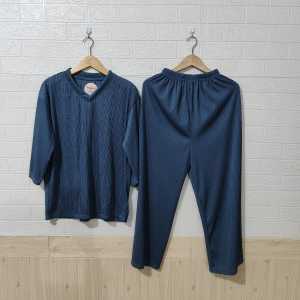 Livy - Oneset V neck (Leher V) Oversize ALVARO KNIT Premium [READY SIAP KIRIM]