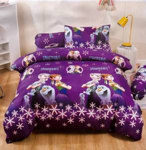 ชุดเครื่องนอน ขนาด 6 ฟุต/5 ฟุต/3.5 ฟุต ครบชุด 6 ชิ้น FROZEN เจ้าหญิง  ผ้าปูที่นอน + ผ้านวม  ลายการ์ตูน เอลซ่า ลิตเติ้ล ทวิน เก็บเงินปลายทาง